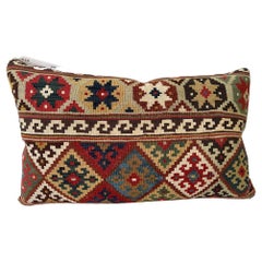 Antique Contemporary Pillow Made from 19th Century Tribal Ghashghai