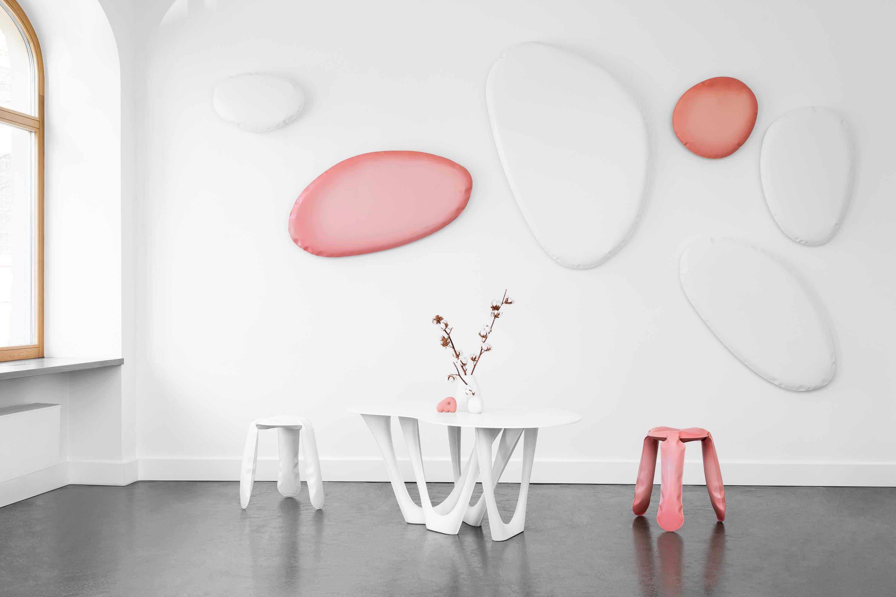 Zeitgenössische rosa Wandskulptur 'Tafla O3', Zuckerwatte Kollektion von Zieta im Angebot 6
