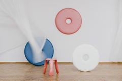 Contemporary Pinke Wandskulptur 'Rondo 120', Zuckerwatte Kollektion von Zieta