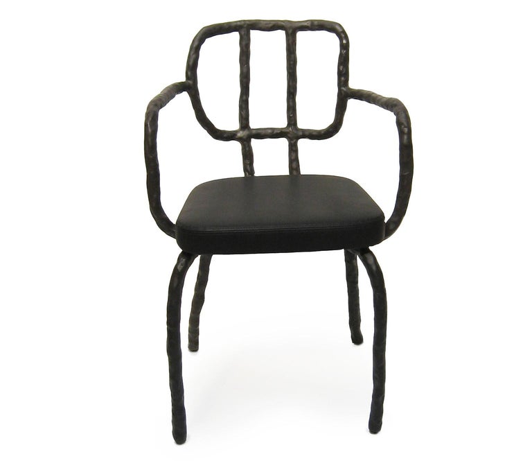 Contemporary Plain Clay Dining Chair with Arm by Maarten Baas For Sale
