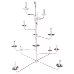 Contemporary Plaster Iron Chandelier