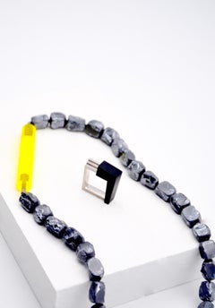 Contemporary Platinum Caoutchouc Cocktail Ring