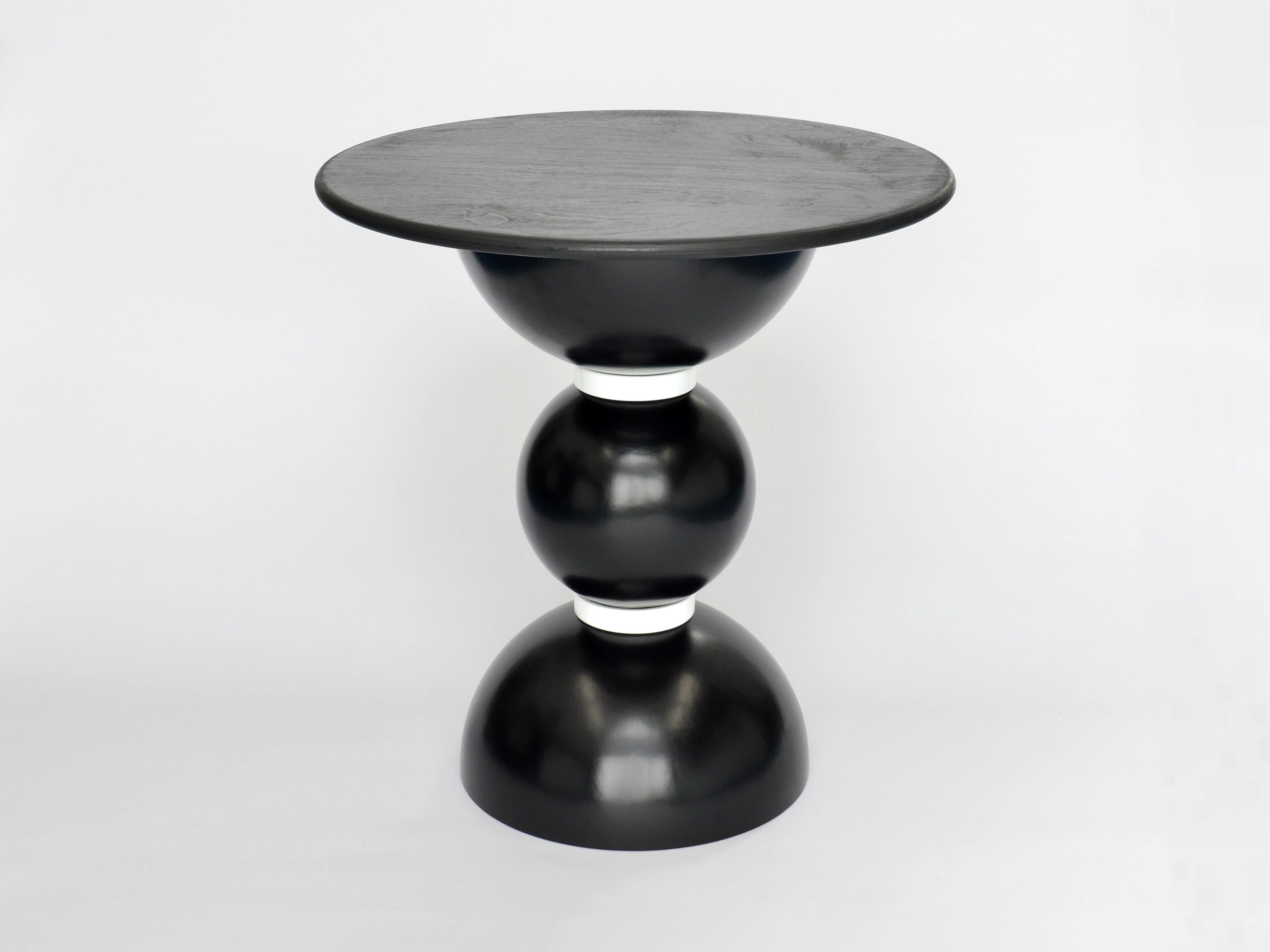 Space Age Contemporary Pluto Table by Connor Holland in Powder-Coated Steel For Sale