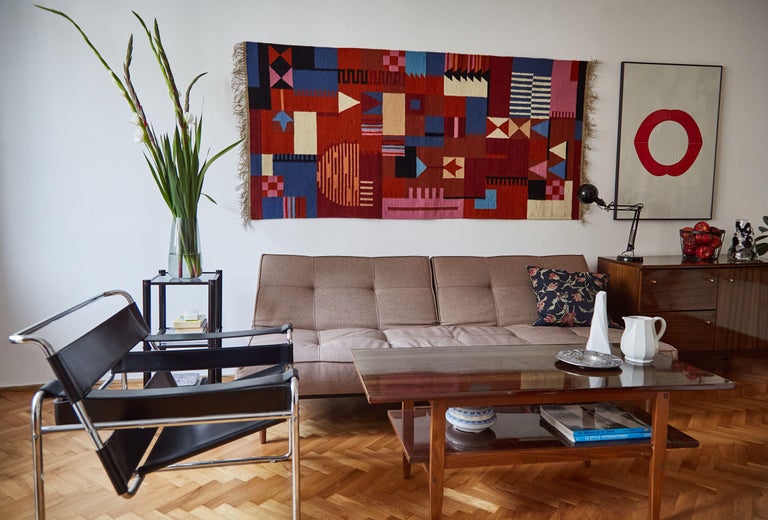 Contemporary Polish Kilim TWILIGHT Designed by Piotr Niklas / Hand-woven  For Sale at 1stDibs