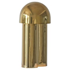 Contemporary Polished Brass Sculpted Table Lamp, Monolith Small by Paul Matter