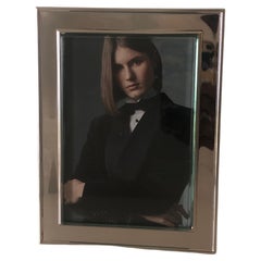 Contemporary Polished Chrome Decorative Picture Frame
