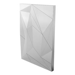 Contemporary Polished Fractal Logo Mirror by Luís Mercader