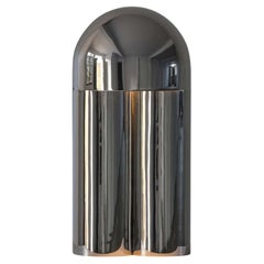 Lampe de table sculptée contemporaine en acier poli, Monolith Small by Paul Matter