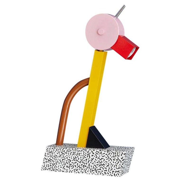 Contemporary Polychrome Memphis Table Lamp Designed by Ettore Sottsass, Italy For Sale