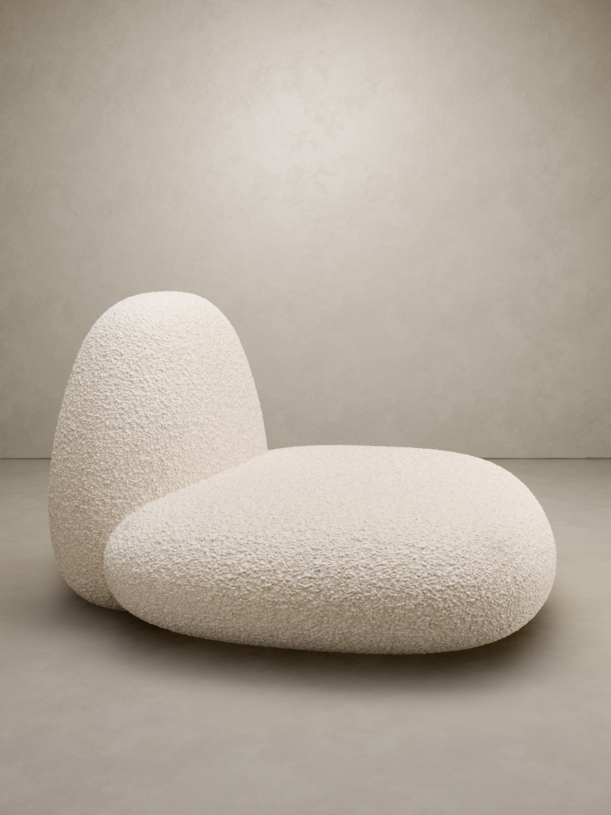 European Contemporary “Pompon 1 XL” Armchair Delcourt Tioga Nobilis Fakir Velvet For Sale