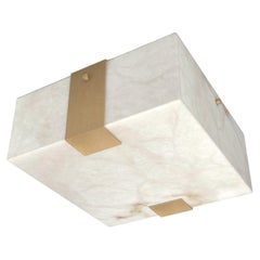 Contemporary Ponti Flush Mount 002A-2C in Alabaster by Orphan Work
