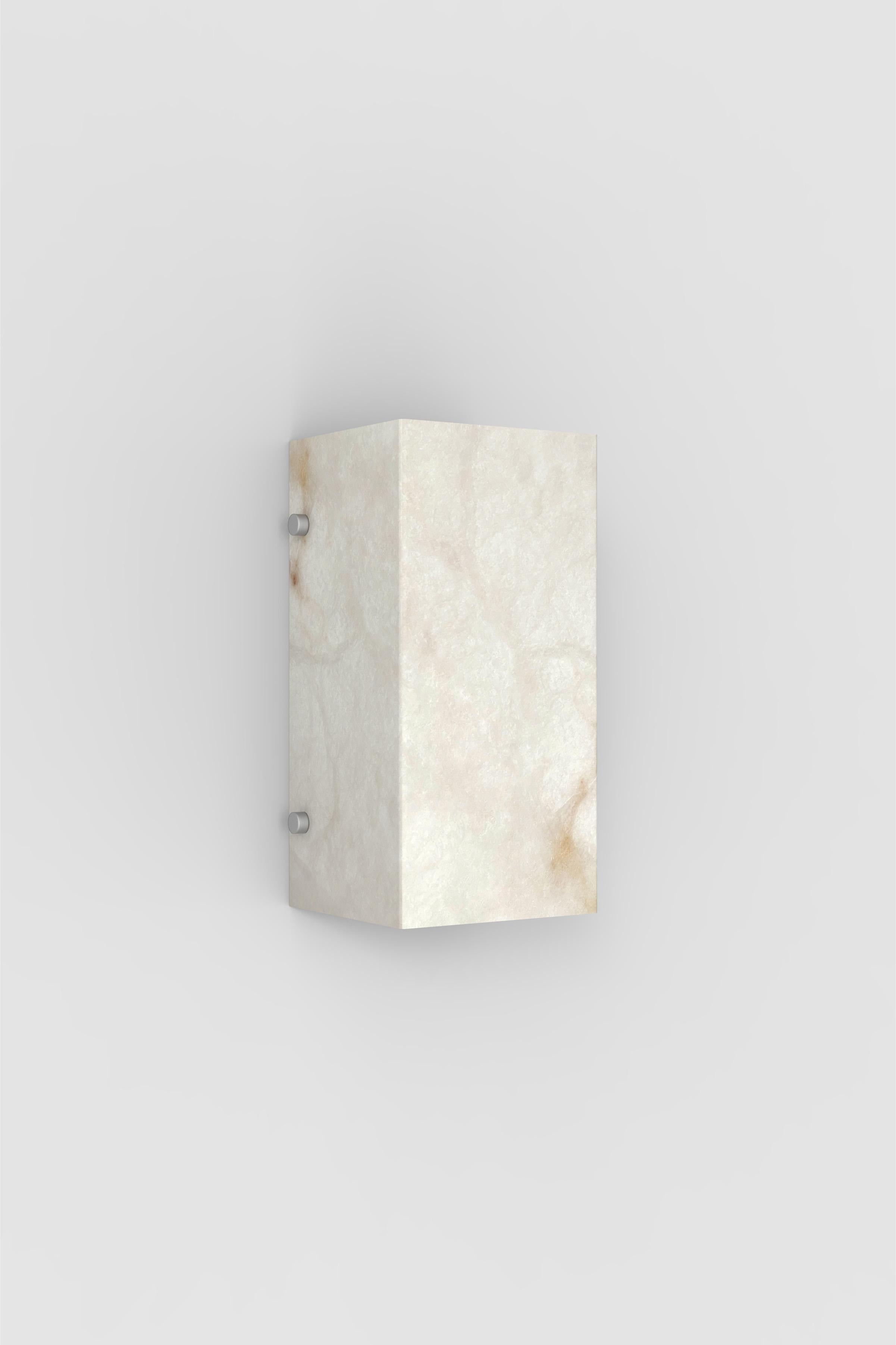 Post-Modern Contemporary Ponti Half Sconce 003A in Alabaster Orphan Work For Sale