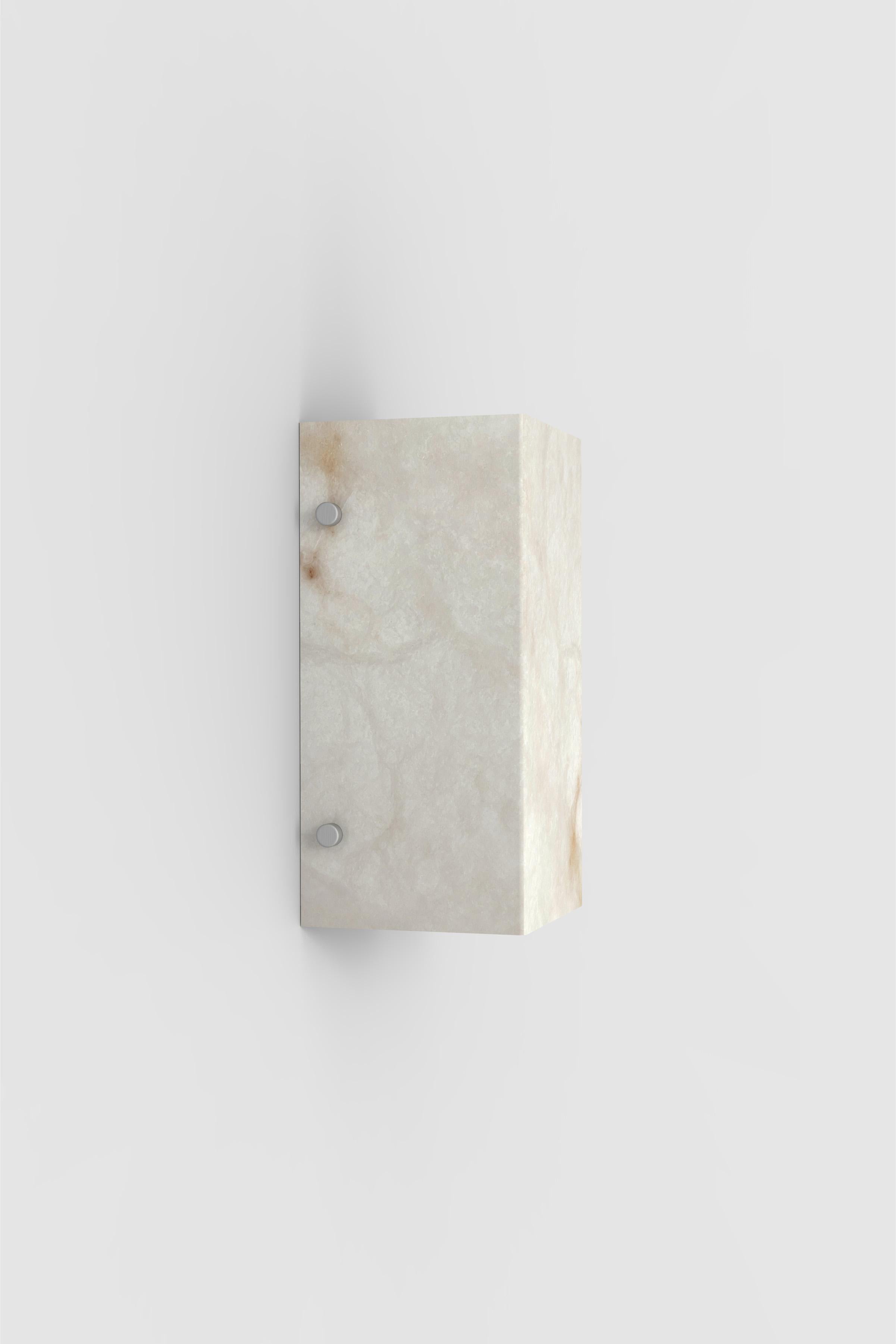 Italian Contemporary Ponti Half Sconce 003A in Alabaster Orphan Work For Sale