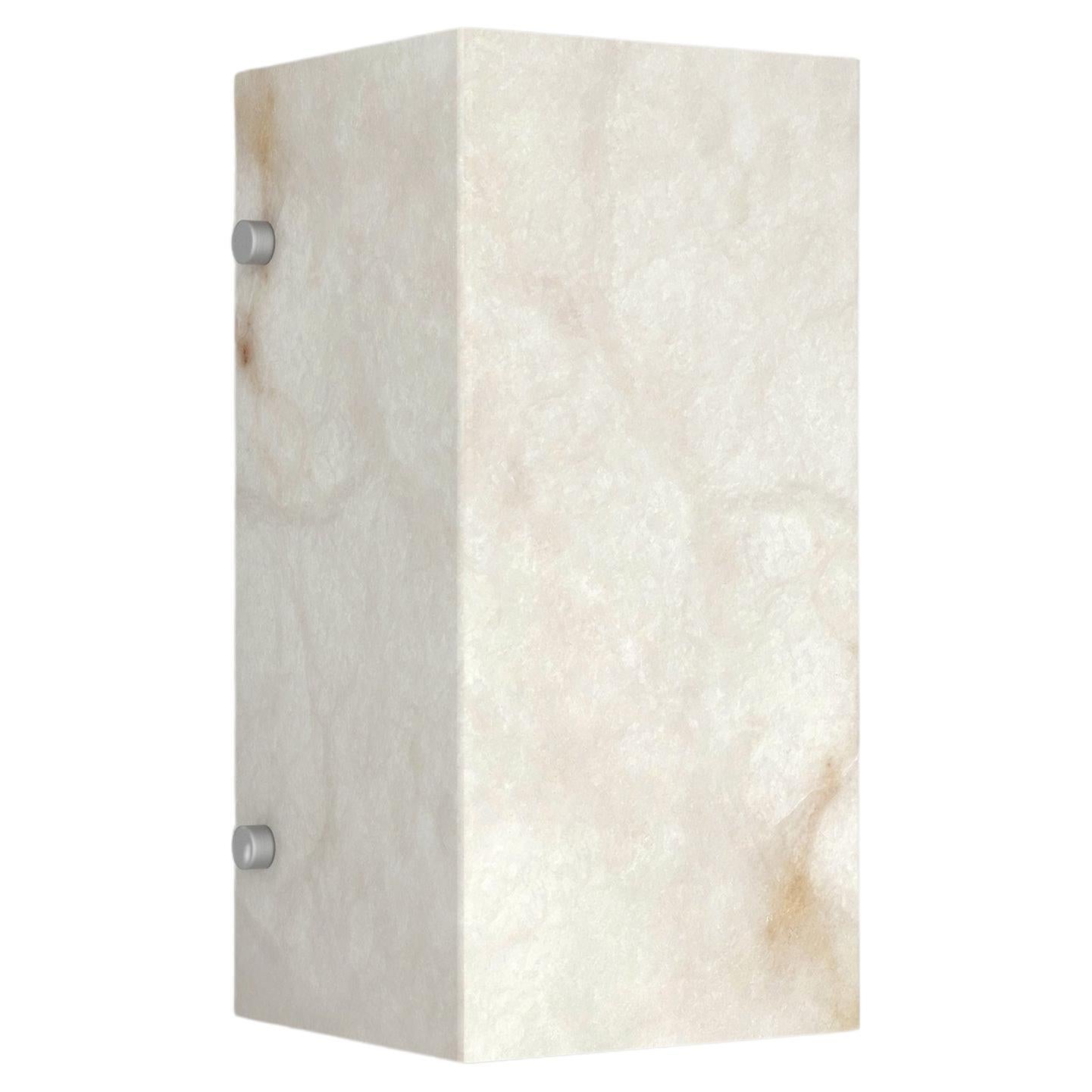 Contemporary Ponti Half Sconce 003A in Alabaster Orphan Work For Sale
