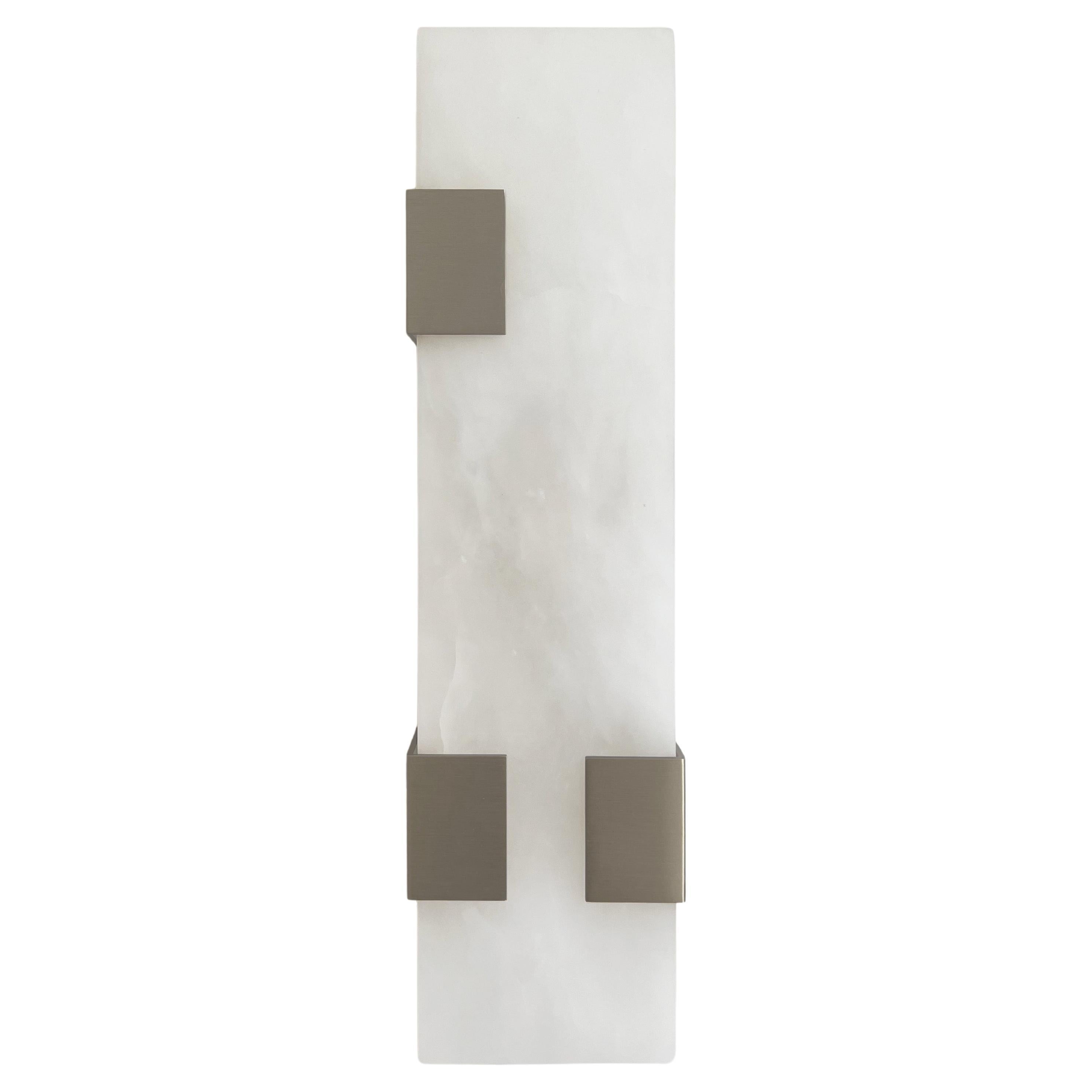 Contemporary Ponti Sconce 003-3C in Alabaster by Orphan Work For Sale