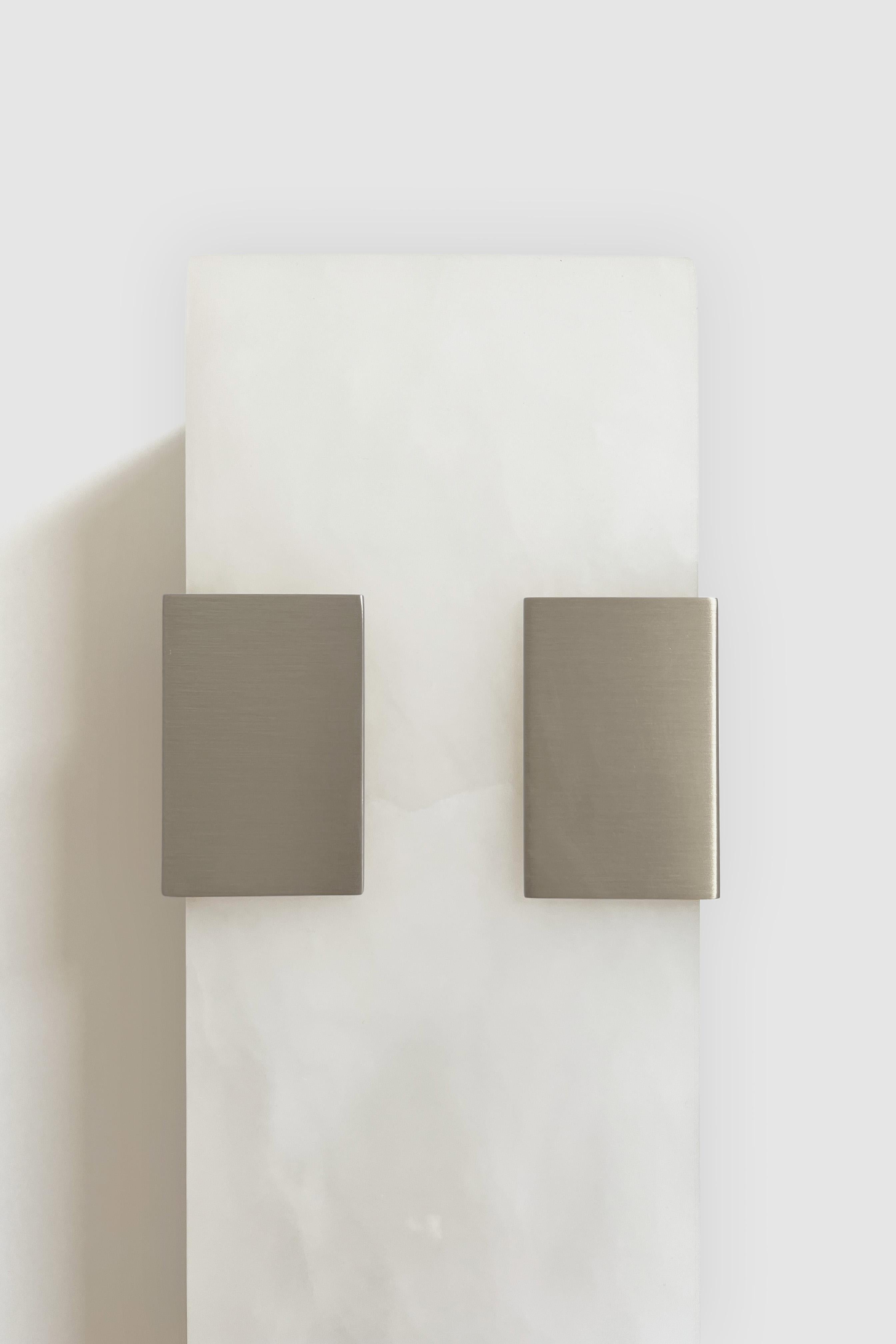Italian Contemporary Ponti Sconce 003-4C in Alabaster by Orphan Work For Sale