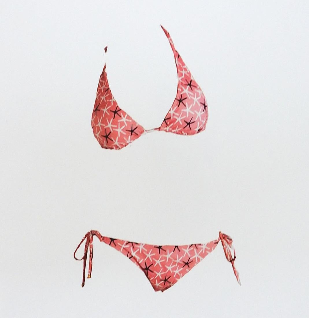 American Contemporary Pop Art Pink Bikini Swimsuit Print For Sale