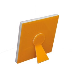 Portafoto moderno in plexiglass giallo e bianco , Giallo Sharing