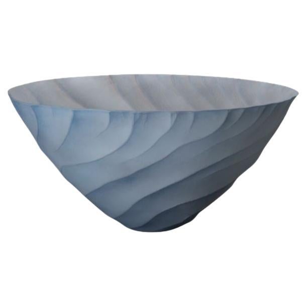 Paula Murray, Contemporary, Bowl, Ceramic, Baby Blue Porcelain, 2012 For Sale