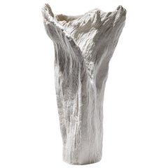 Contemporary Porcelain Sculpture Tree Trunk White Ceramic Italy Fos Ltd Edition