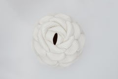 Contemporary porcelain Tint Fold vessel by Steven Edwards