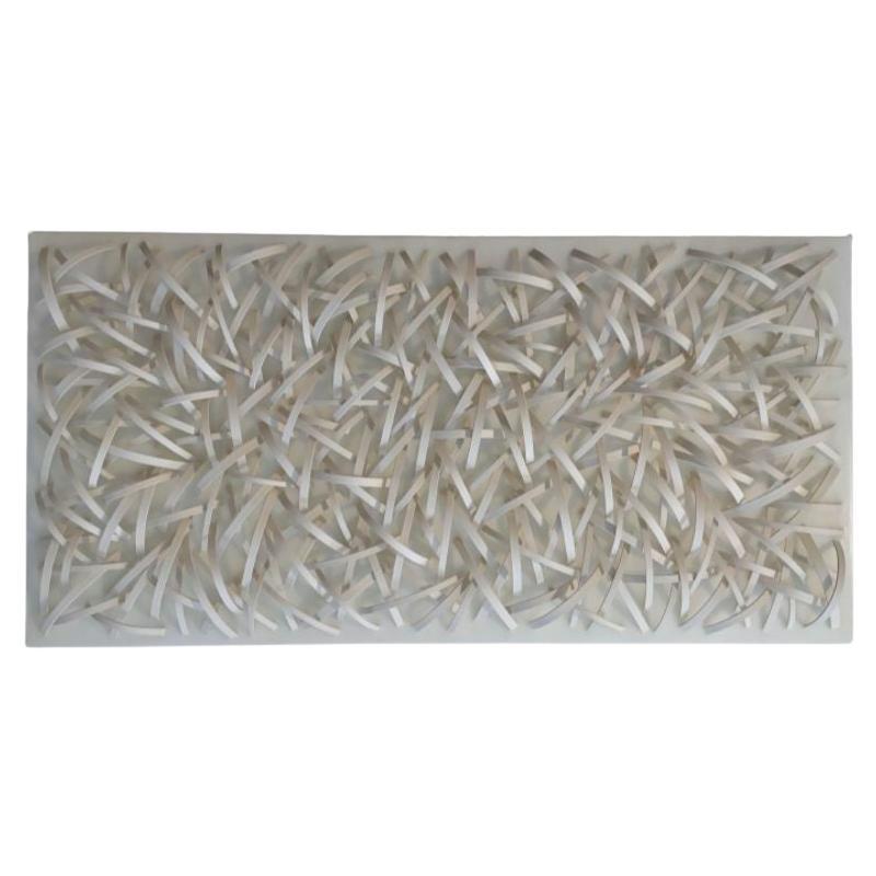 Paula Murray Contemporary Wall Art, Porcelain, White, Abstract, 2021 For Sale