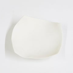 Contemporary Service Plate White Porcelain