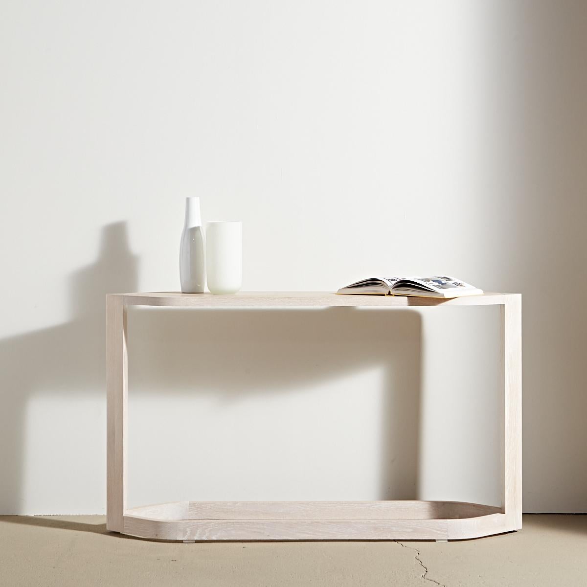 Australian Contemporary Port Console in Blanc American Oak by Paradox Movement For Sale