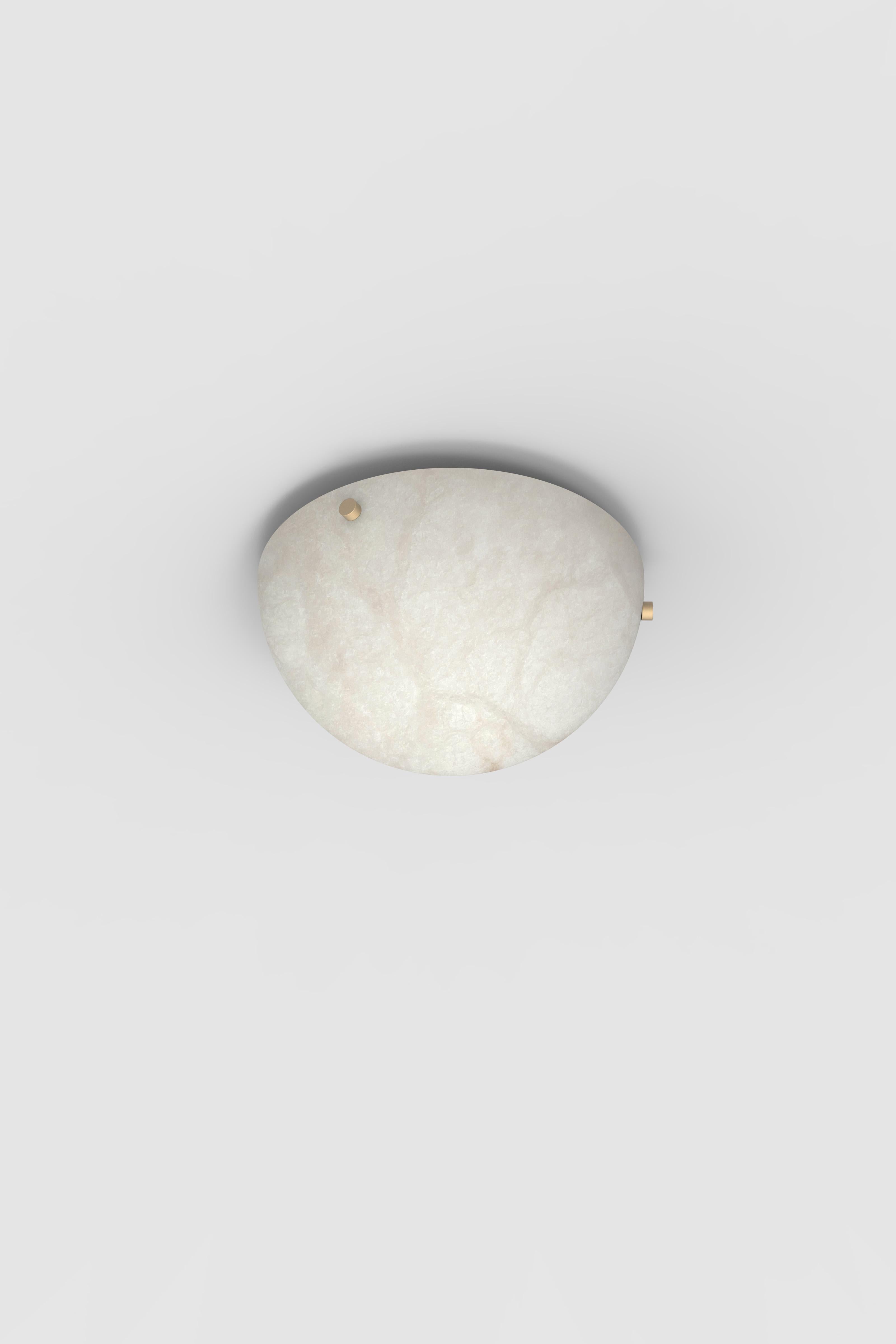 Contemporary Porta Sconce 301A in Alabaster by Orphan Work For Sale 2