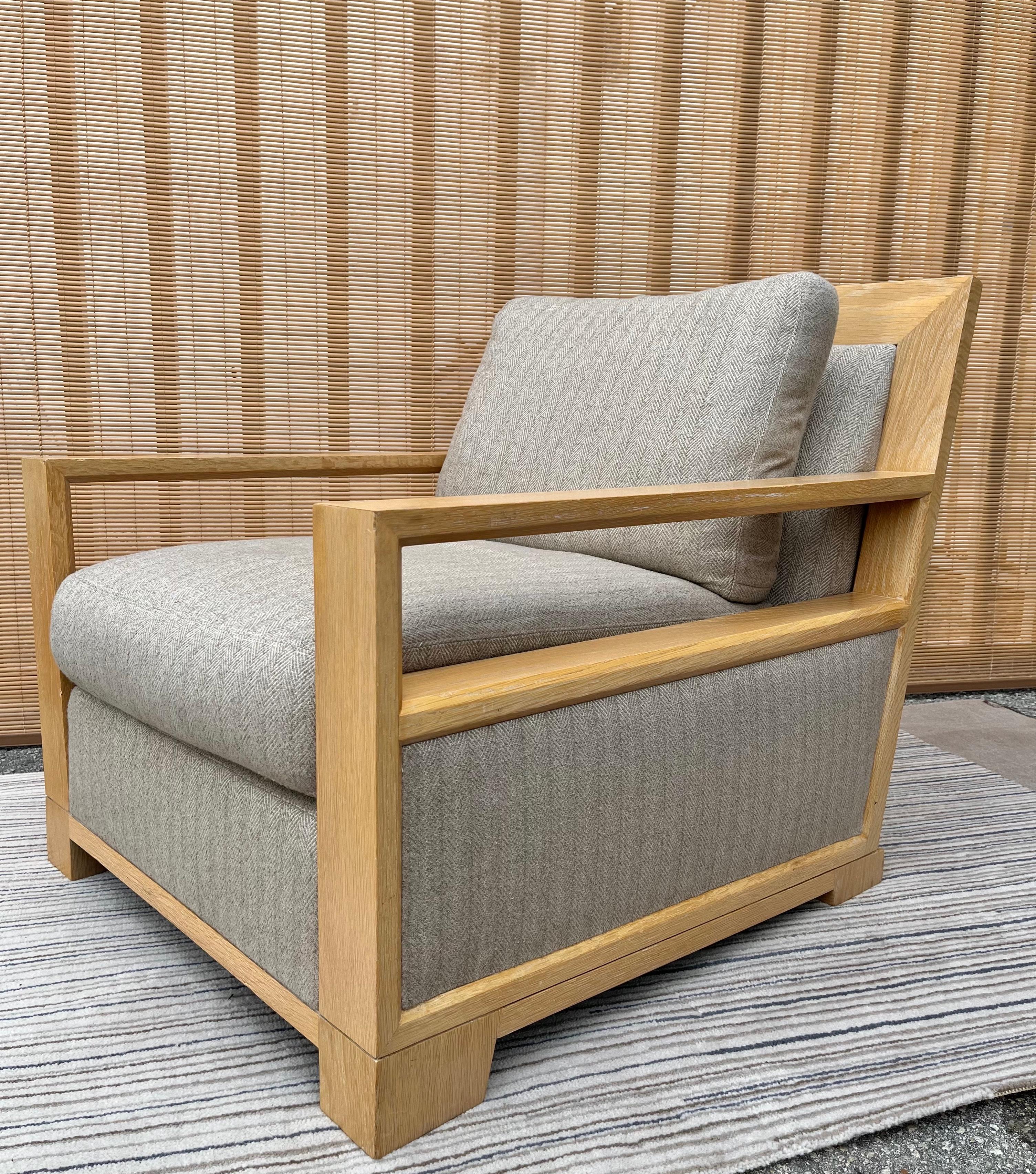 Modern Contemporary Portrait Club Chair by Ted Boerner For Sale