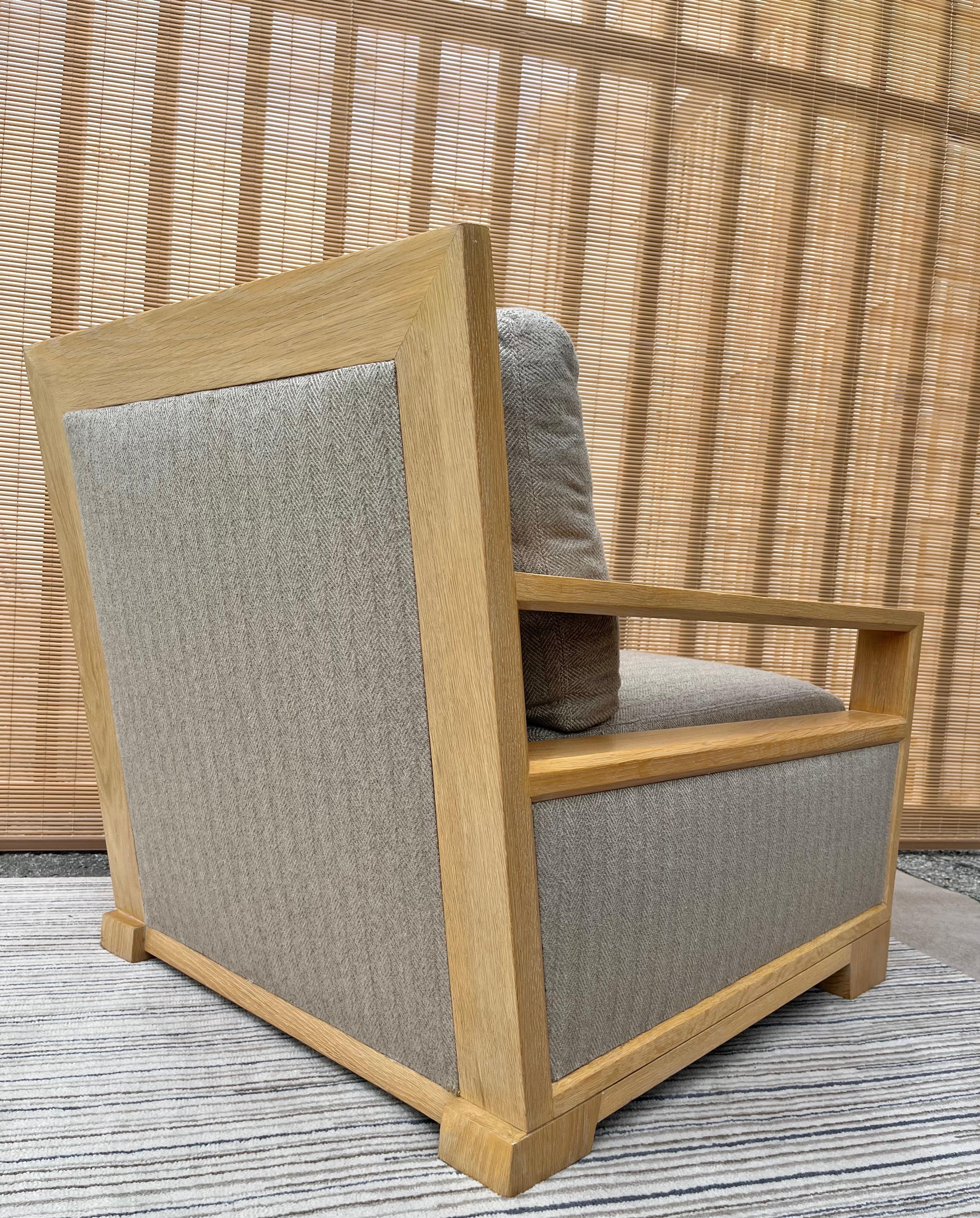 Contemporary Portrait Club Chair by Ted Boerner For Sale 2