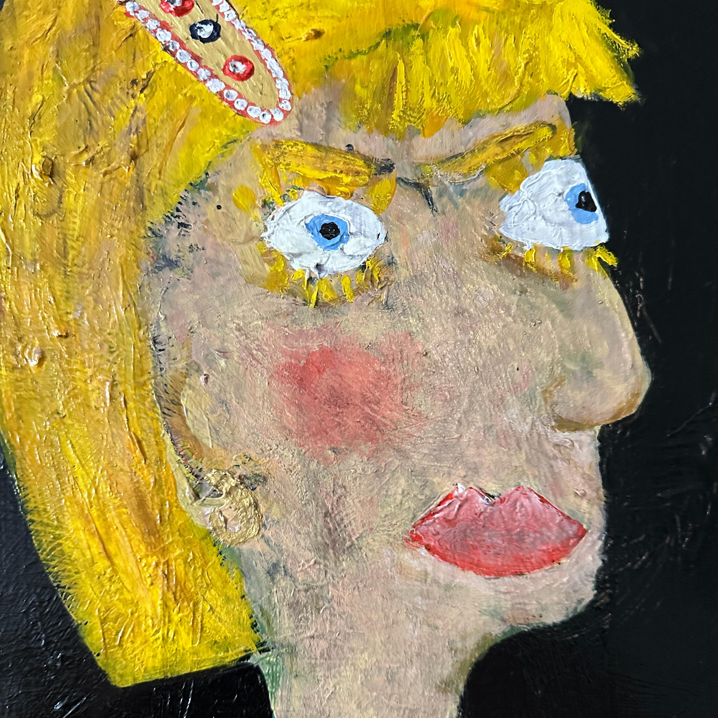 In questi lavori fondo emozioni espressive con una rappresentazione figurativa influenzata dall'ingenuità e dalla pop art. Utilizzando acrilico, matita e carboncino, ho catturato una vibrazione e un'espressività cruda. I colori caldi e le texture