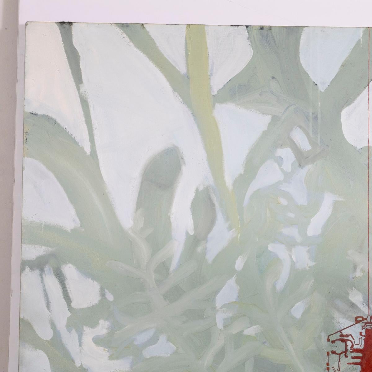 Paint Contemporary Postmodern Oil on Canvas For Sale