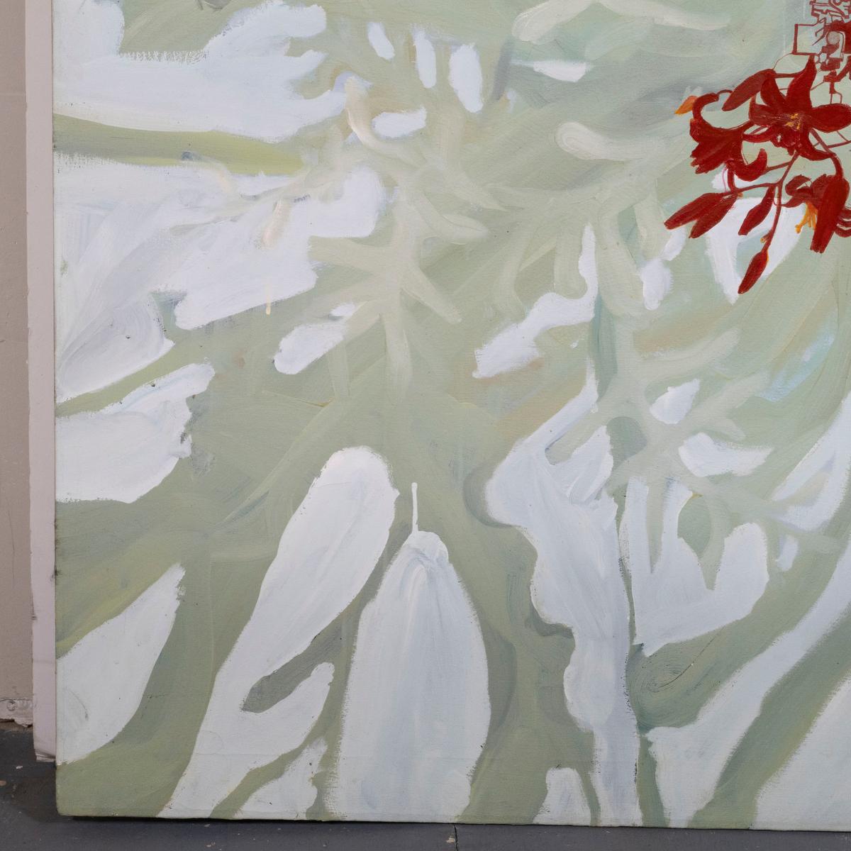 Contemporary Postmodern Oil on Canvas For Sale 1