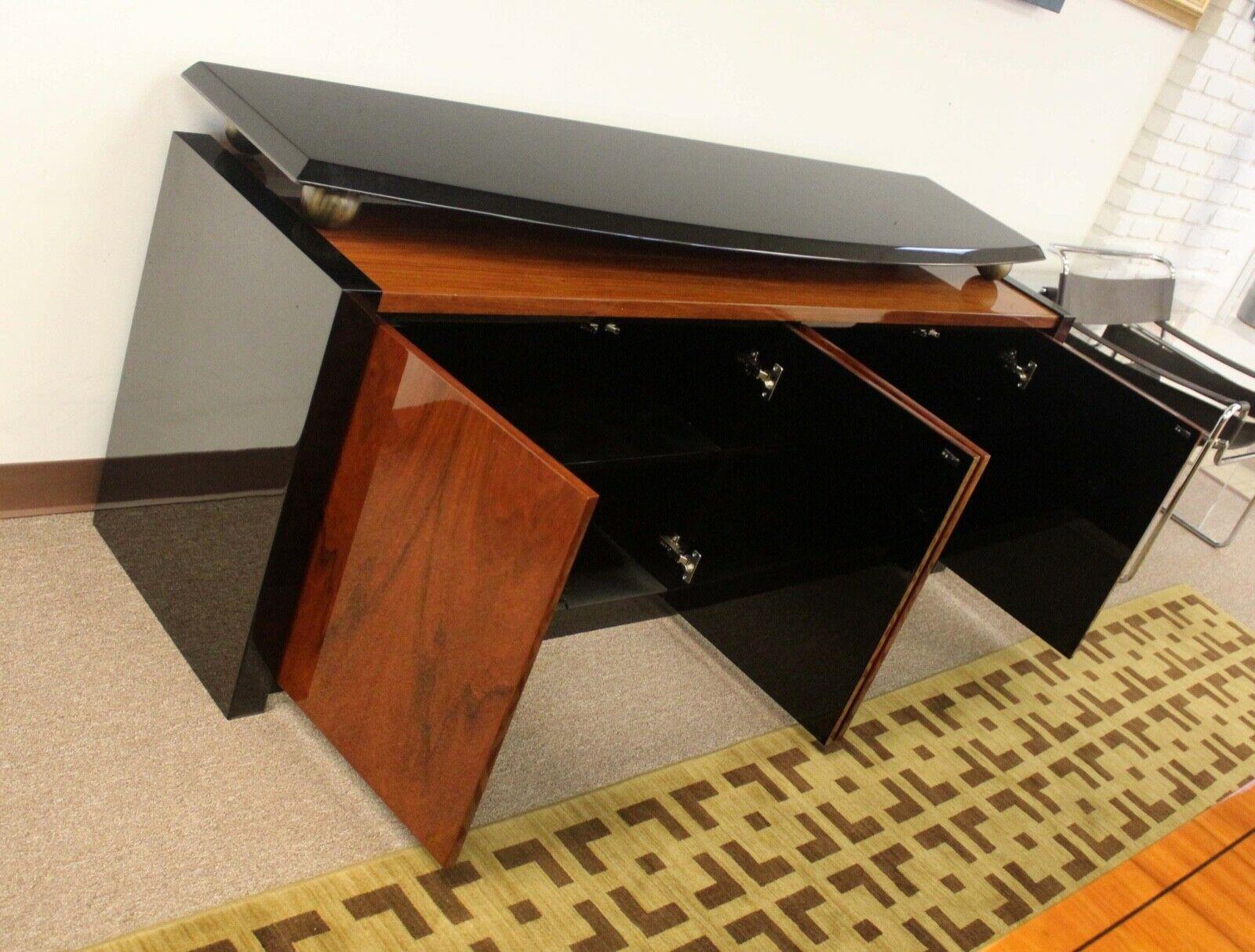 Late 20th Century Contemporary Postmodern Pietro Costantini for Ello Lacquer Credenza Sideboard