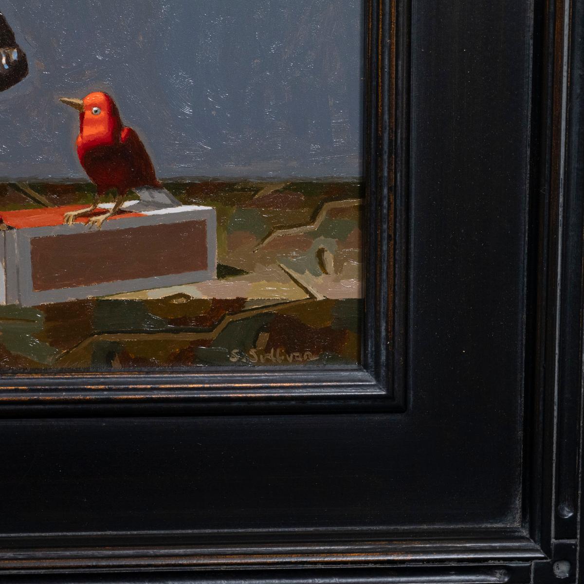 American Contemporary Postmodern Still-life Oil on Panel For Sale