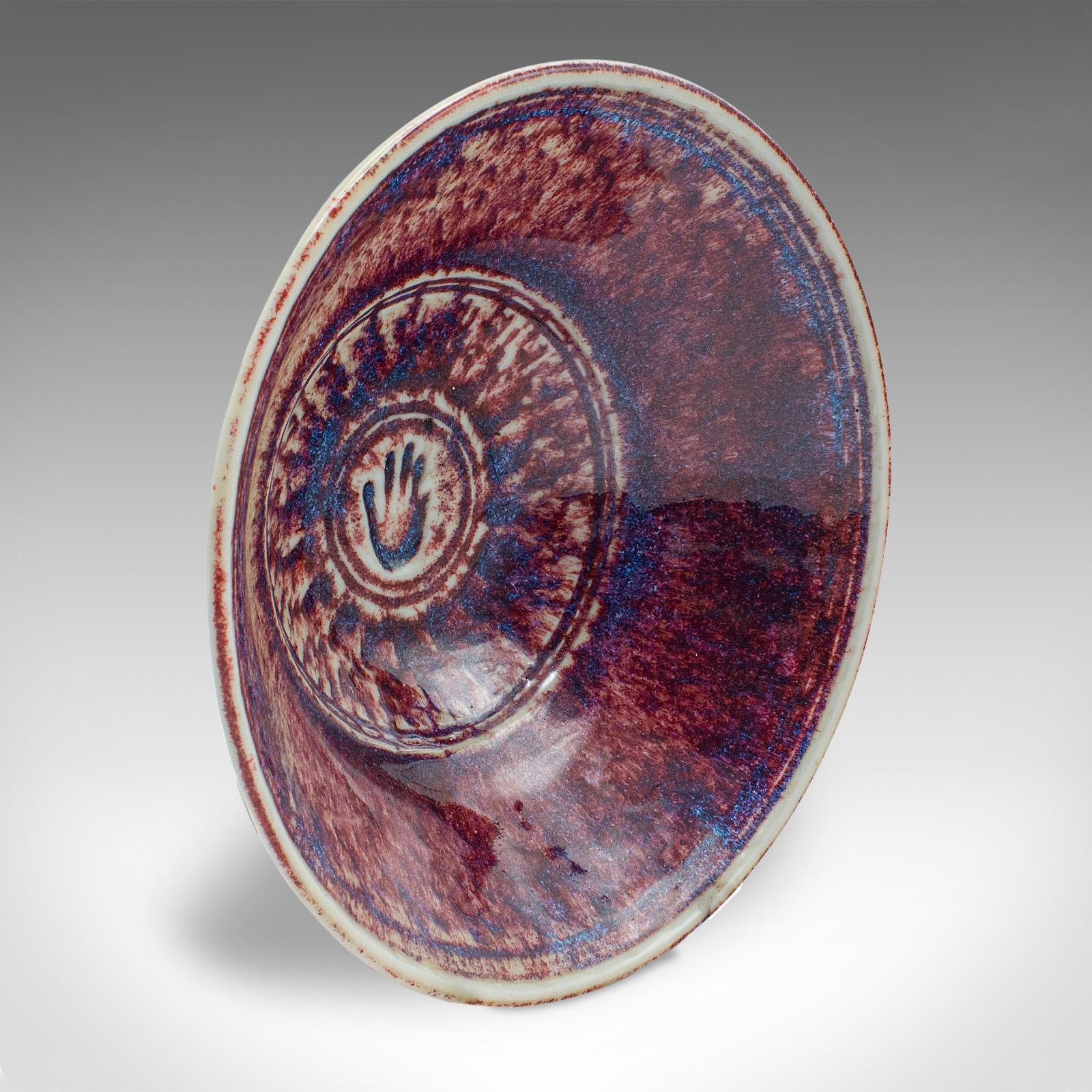 Contemporary Potpourri Bowl, English, Art Ceramic, Serving Dish, Studio Pottery For Sale 1