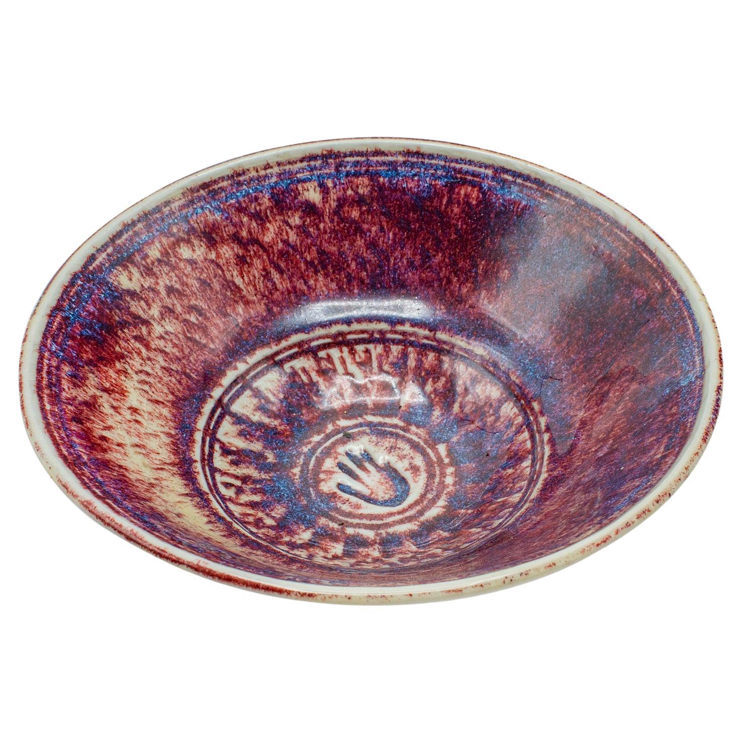 Contemporary Potpourri Bowl, English, Art Ceramic, Serving Dish, Studio Pottery