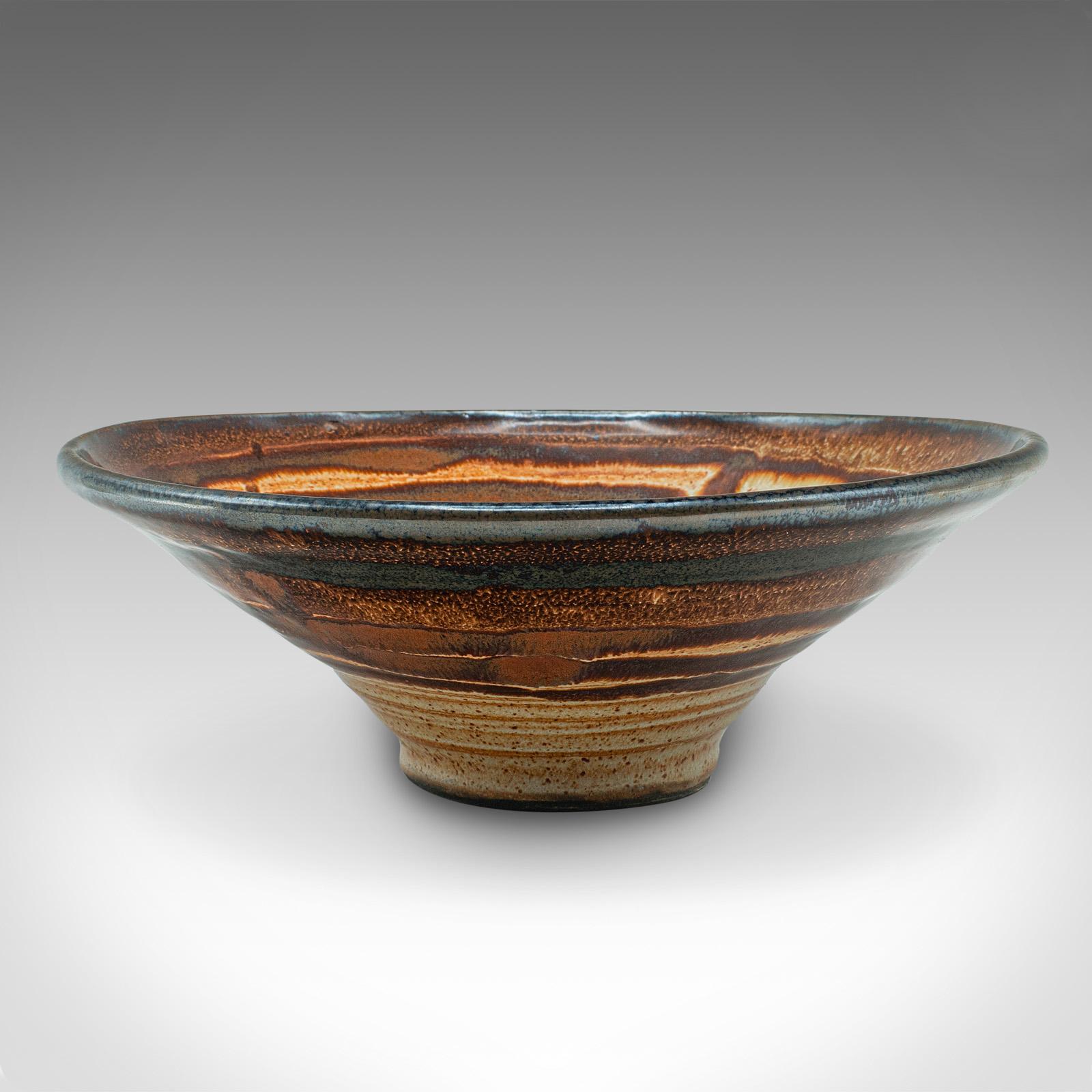Piatto Potpourri contemporaneo, Inglese, Ceramica, Studio Pottery, Ciotola di servizio In condizioni buone in vendita a Hele, Devon, GB