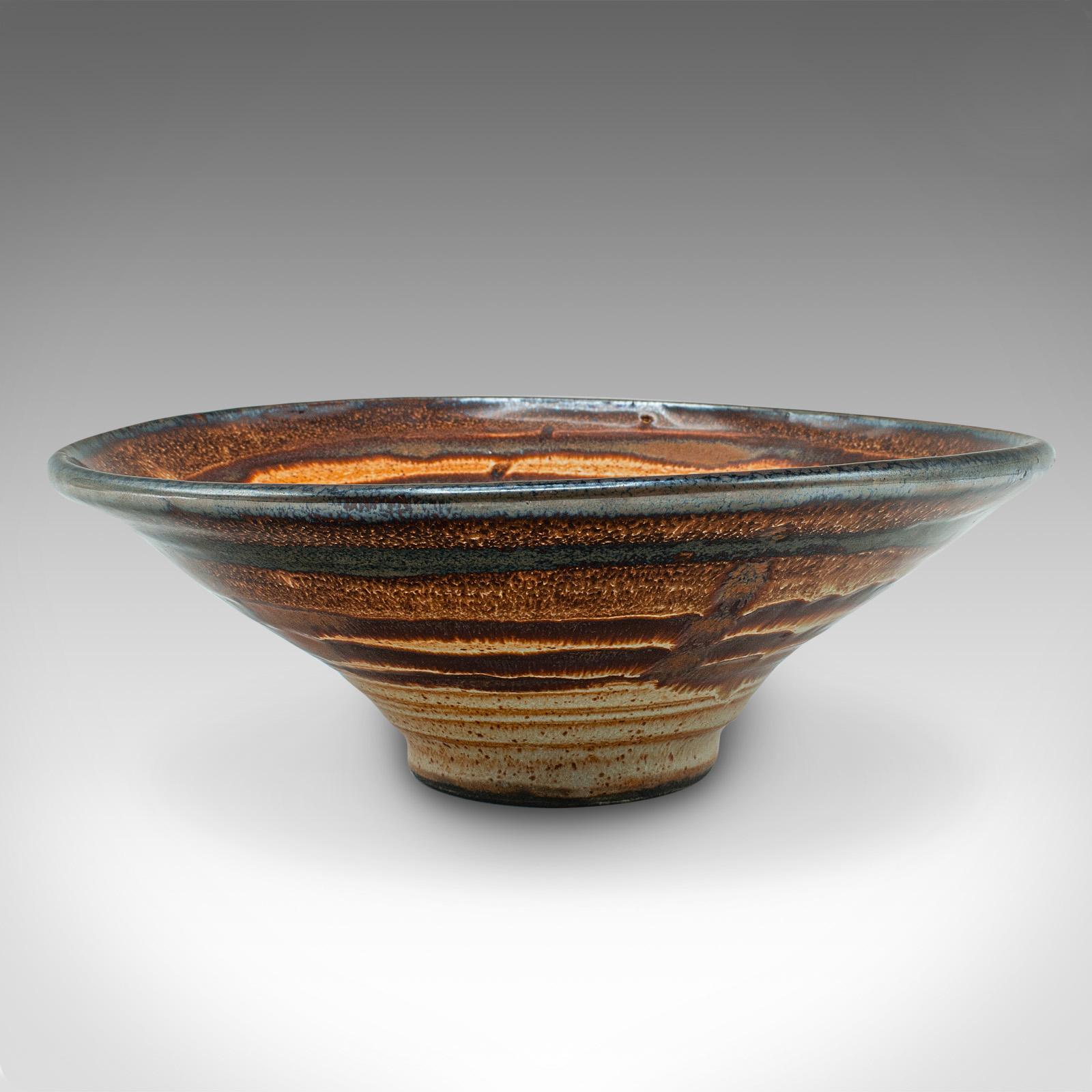 Piatto Potpourri contemporaneo, Inglese, Ceramica, Studio Pottery, Ciotola di servizio in vendita 1