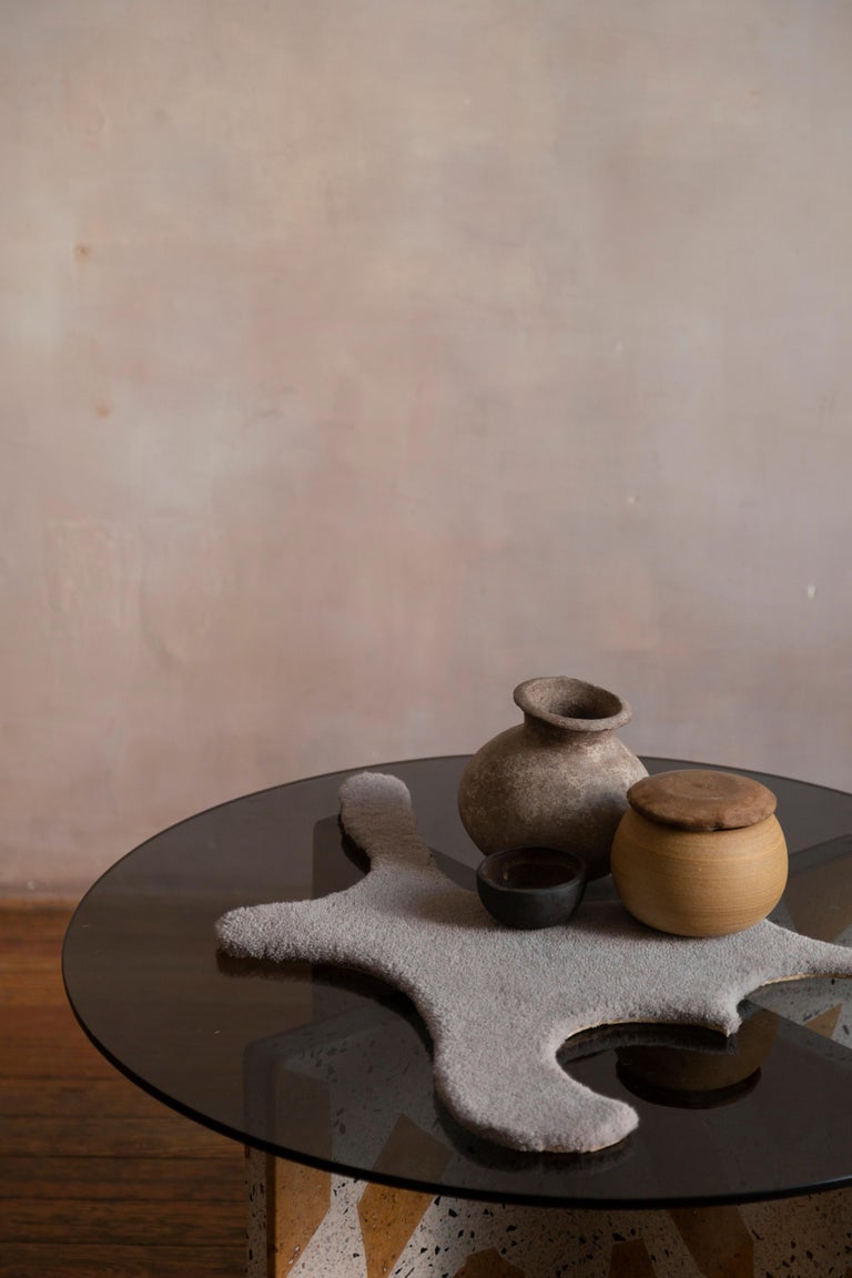 Contemporary “Presa” Mirror + Rug Set 100% Wool by Brera Studio For ...