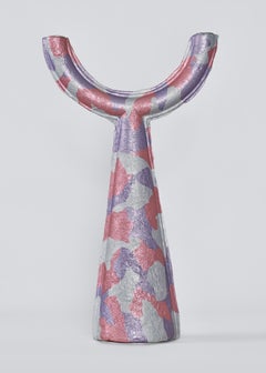 Contemporary Pressed Aluminium Chunk Candleholder Multicolour 1 by Ward Wijnant