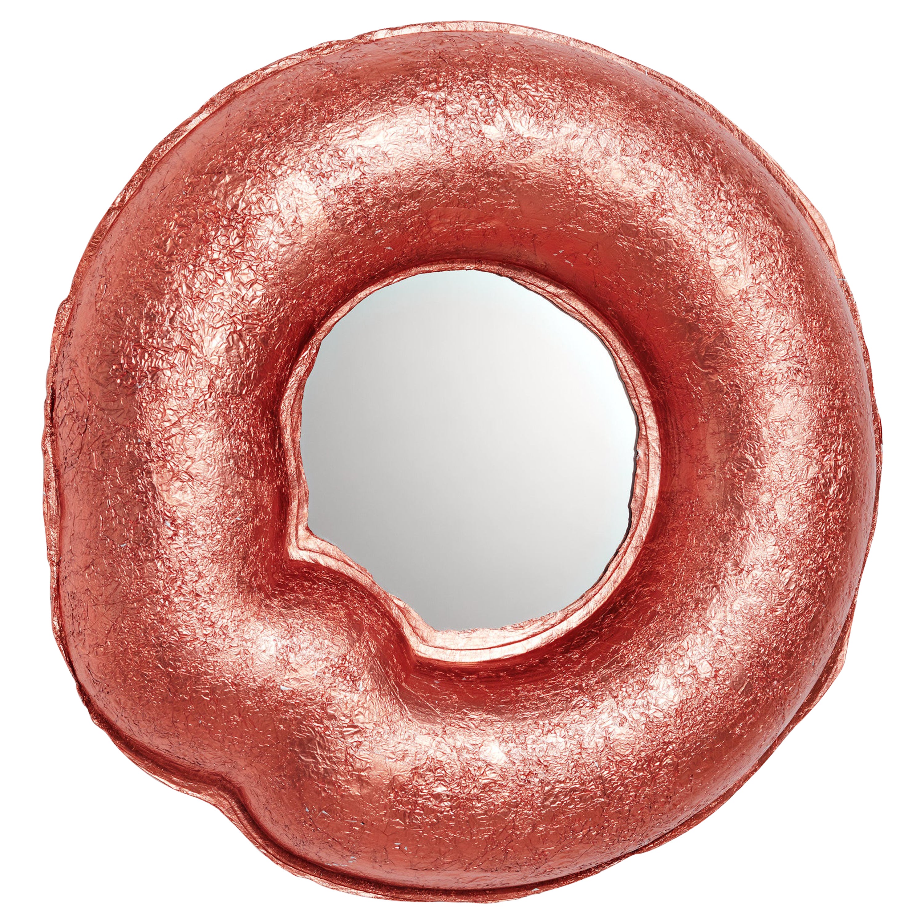 Contemporary Pressed Aluminium Chunk Mirror in Bronze by Ward Wijnant For Sale
