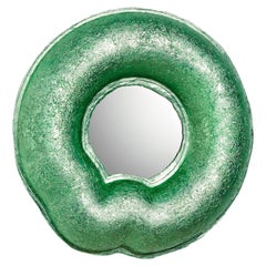 Miroir Chunk contemporain en aluminium pressé de couleur Greene & Greene par Ward Wijnant