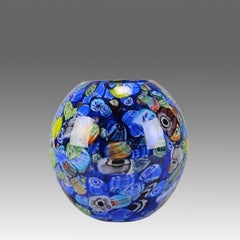 Vaso contemporaneo "Primula Millefiore" di Murano