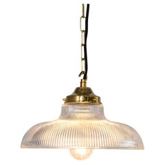 Contemporary Prismatic Glass Pendant Lamp 30cm – Large