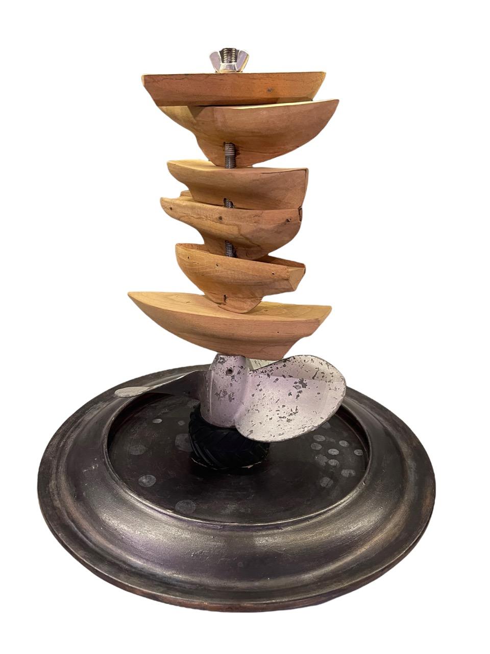 Metal Contemporary Propeller Sculpture by Kcho For Sale