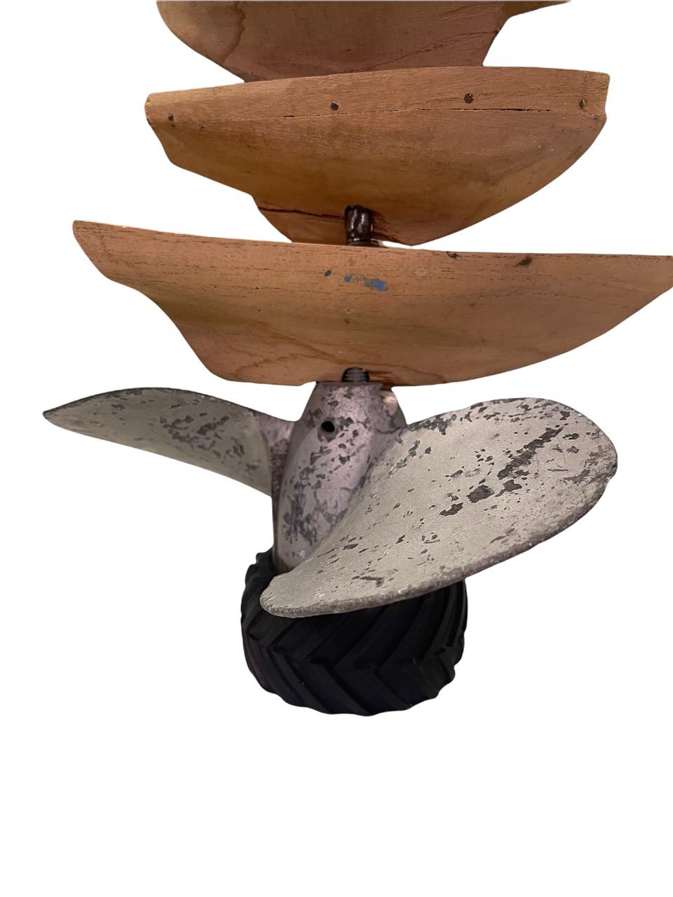Contemporary Propeller Sculpture by Kcho 4