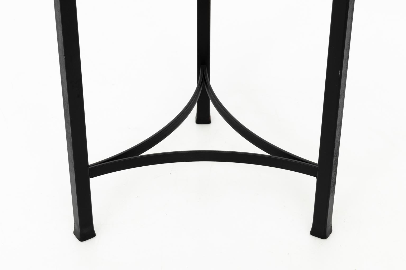 Glass Contemporary Propeller Side Table