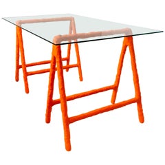 Contemporary Proto Trestle Table by Jerszy Seymour